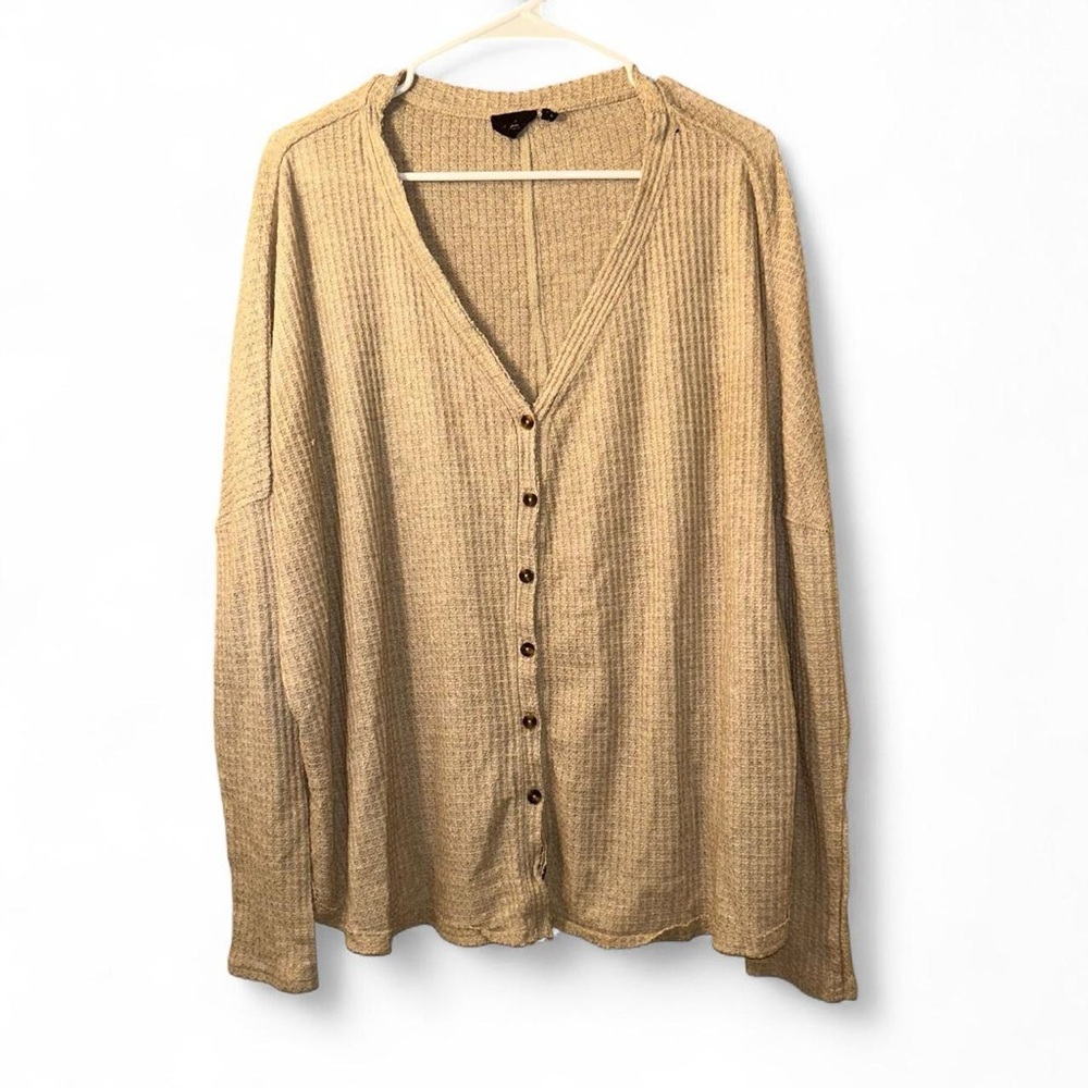 Urban Outfitters Tan Cardigan Sweater